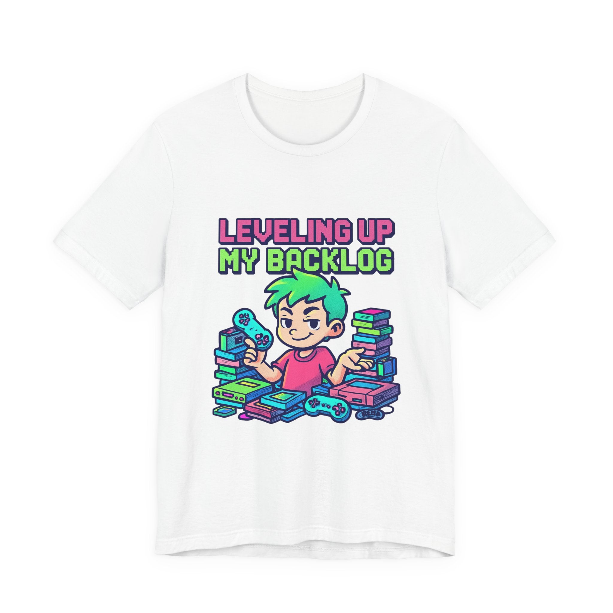 Leveling Up My Backlog Gaming Tee