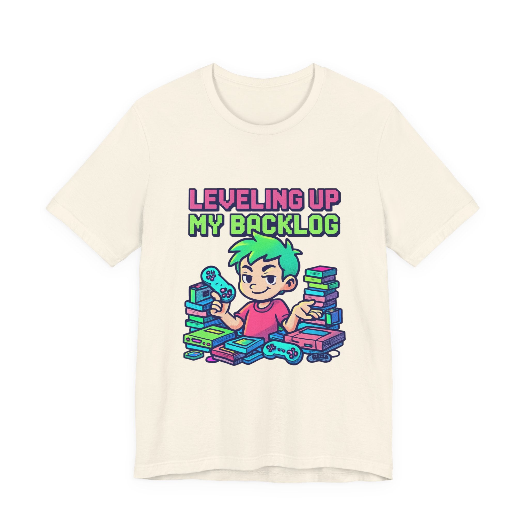 Leveling Up My Backlog Gaming Tee