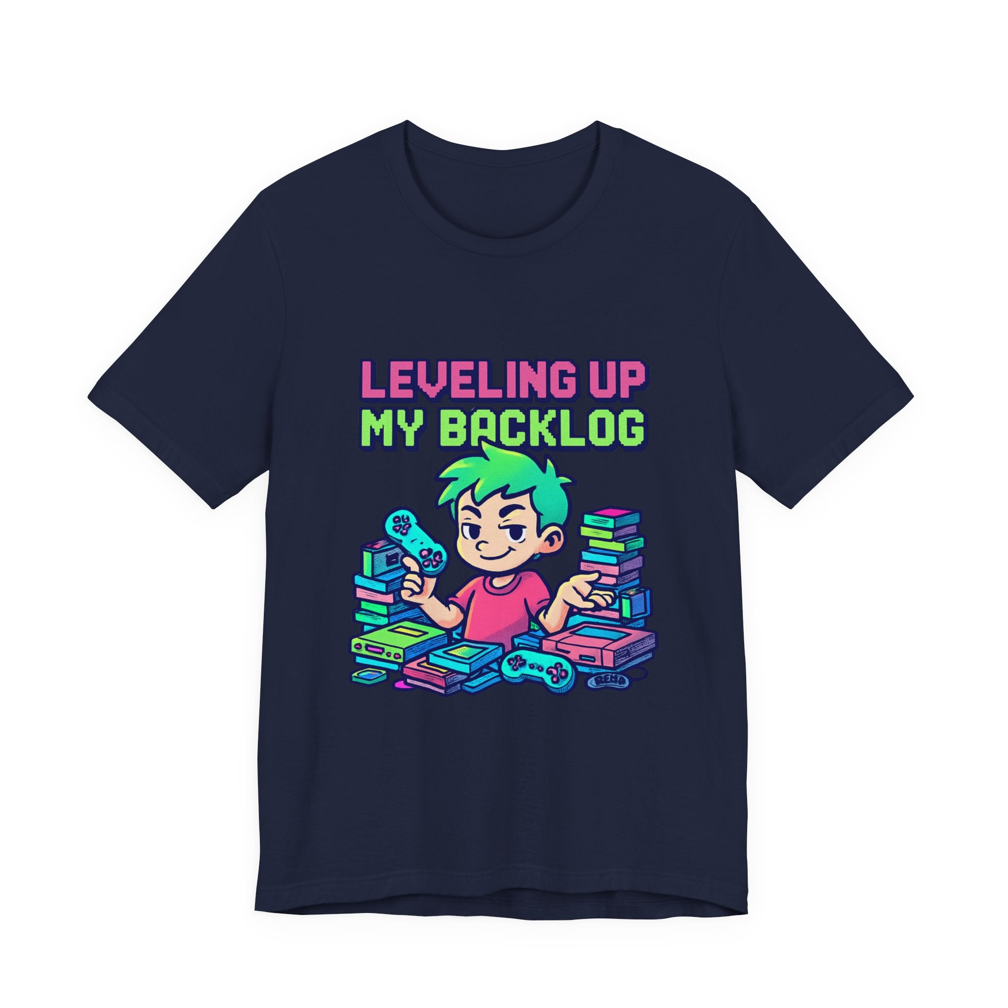 Leveling Up My Backlog Gaming Tee