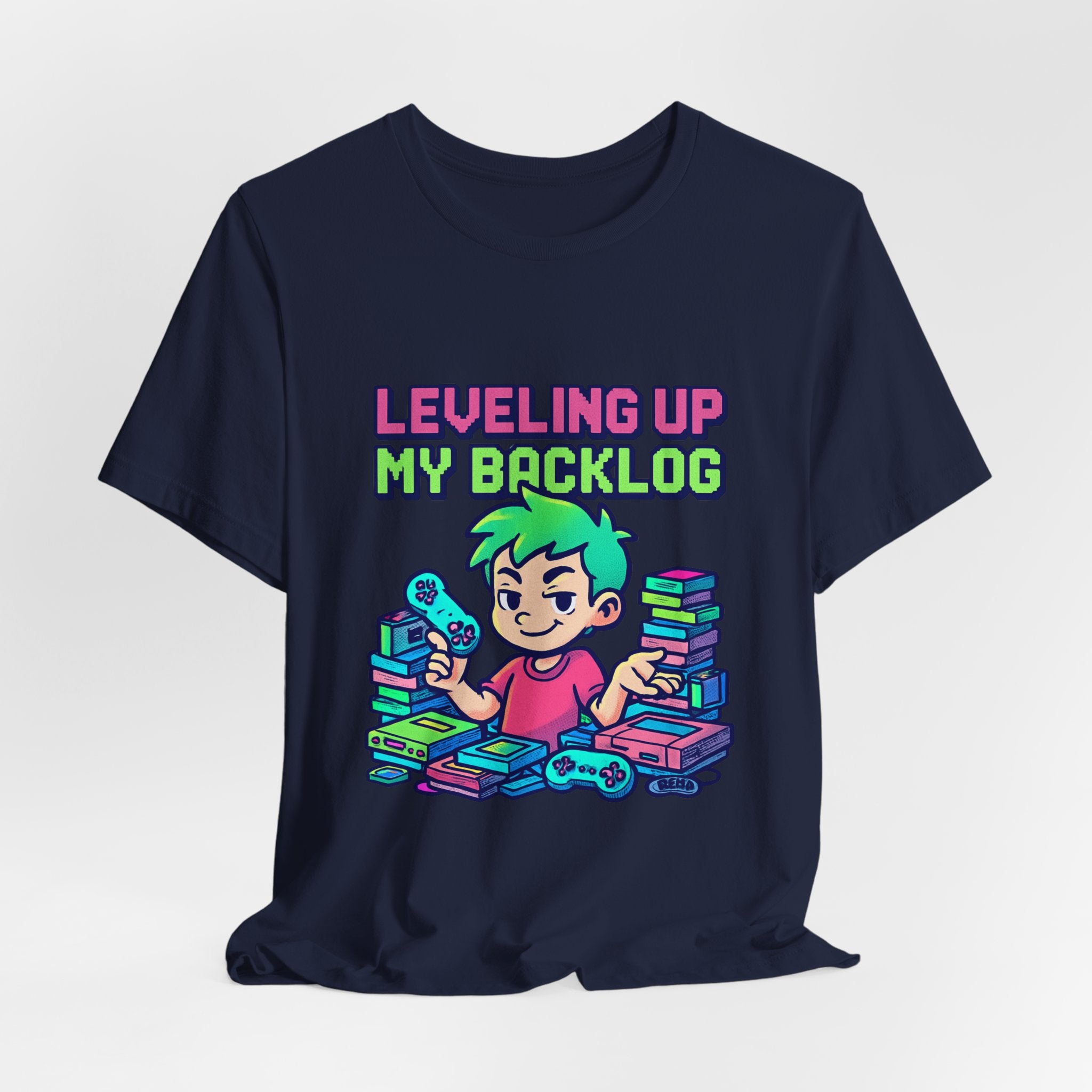 Leveling Up My Backlog Gaming Tee