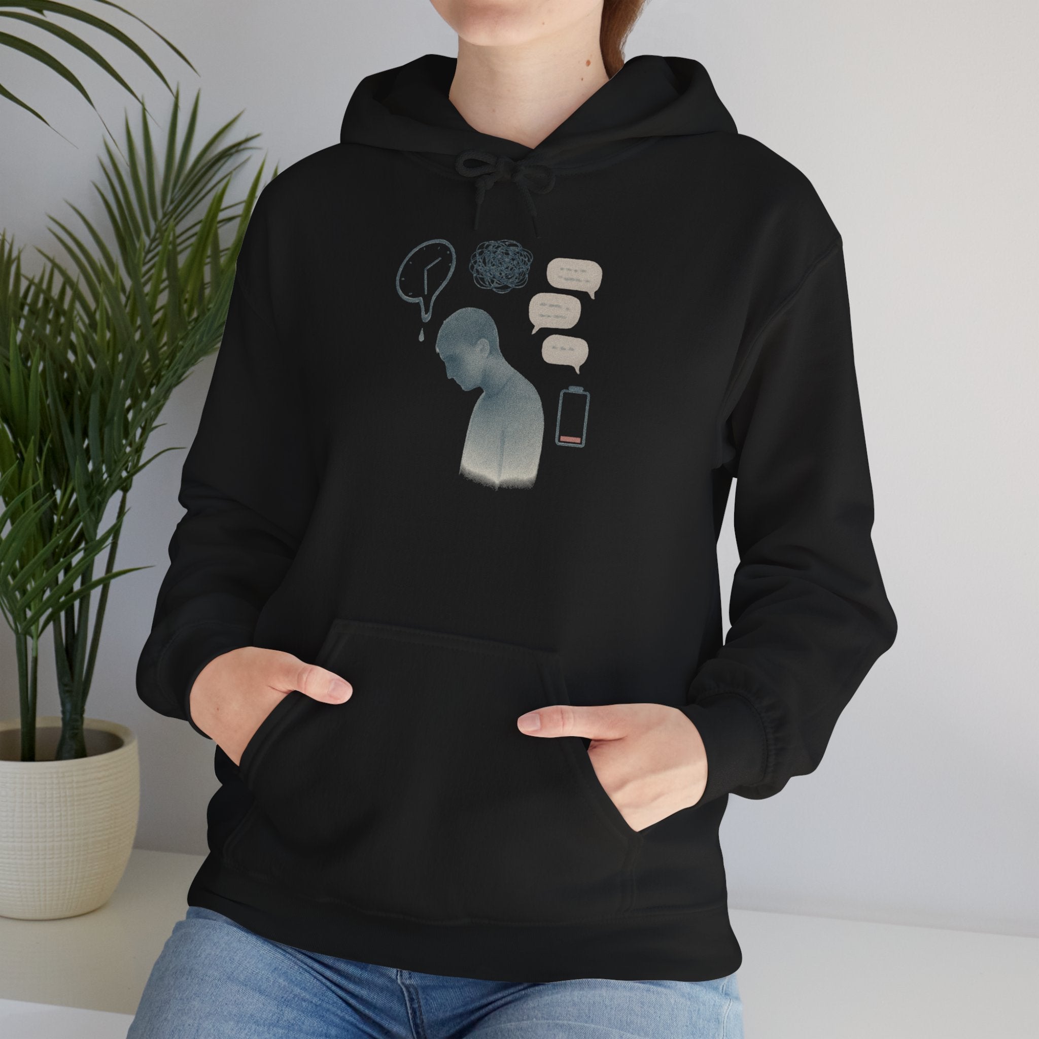 Emotional Silence Hoodie - Break the Stigma | Mental Health Awareness