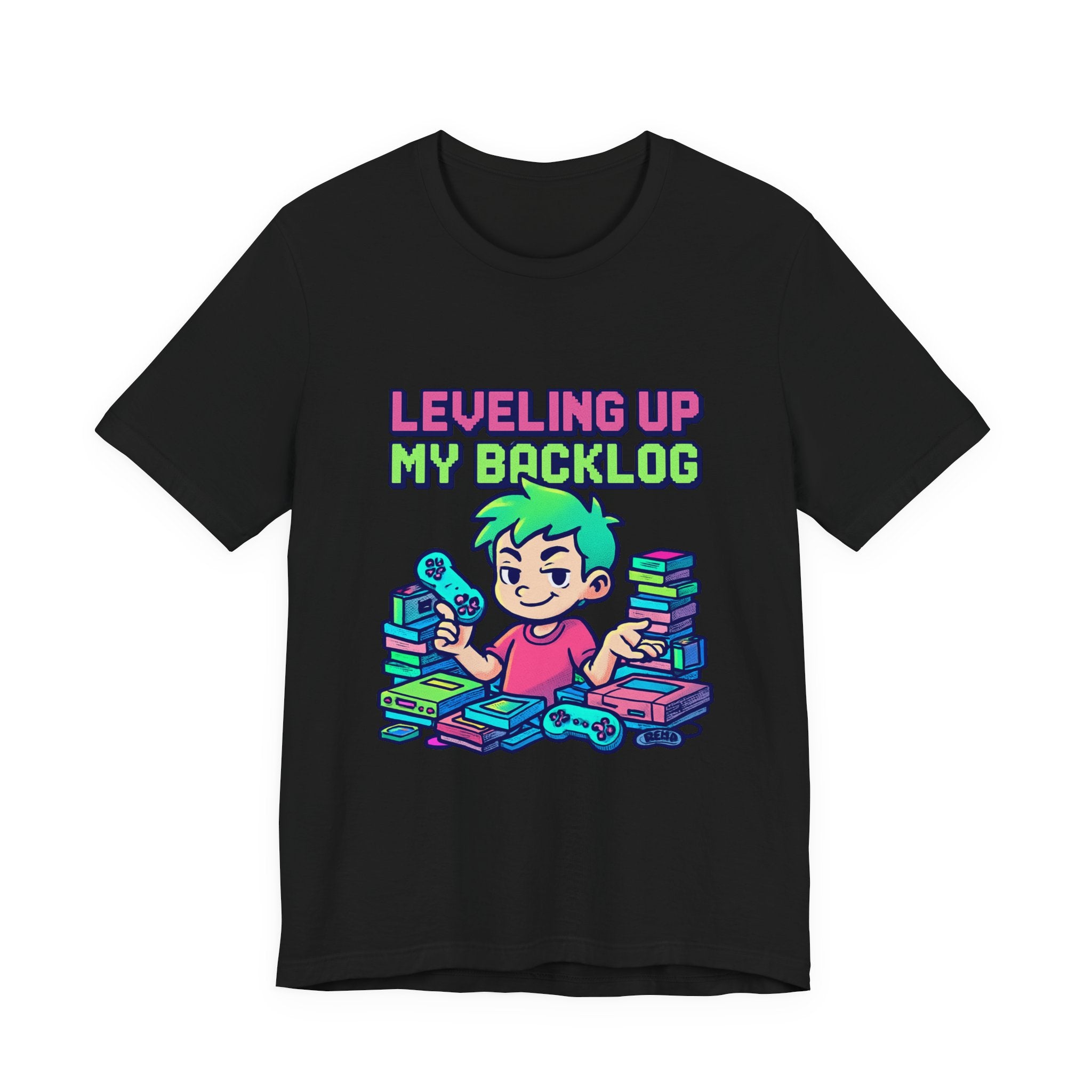 Leveling Up My Backlog Gaming Tee
