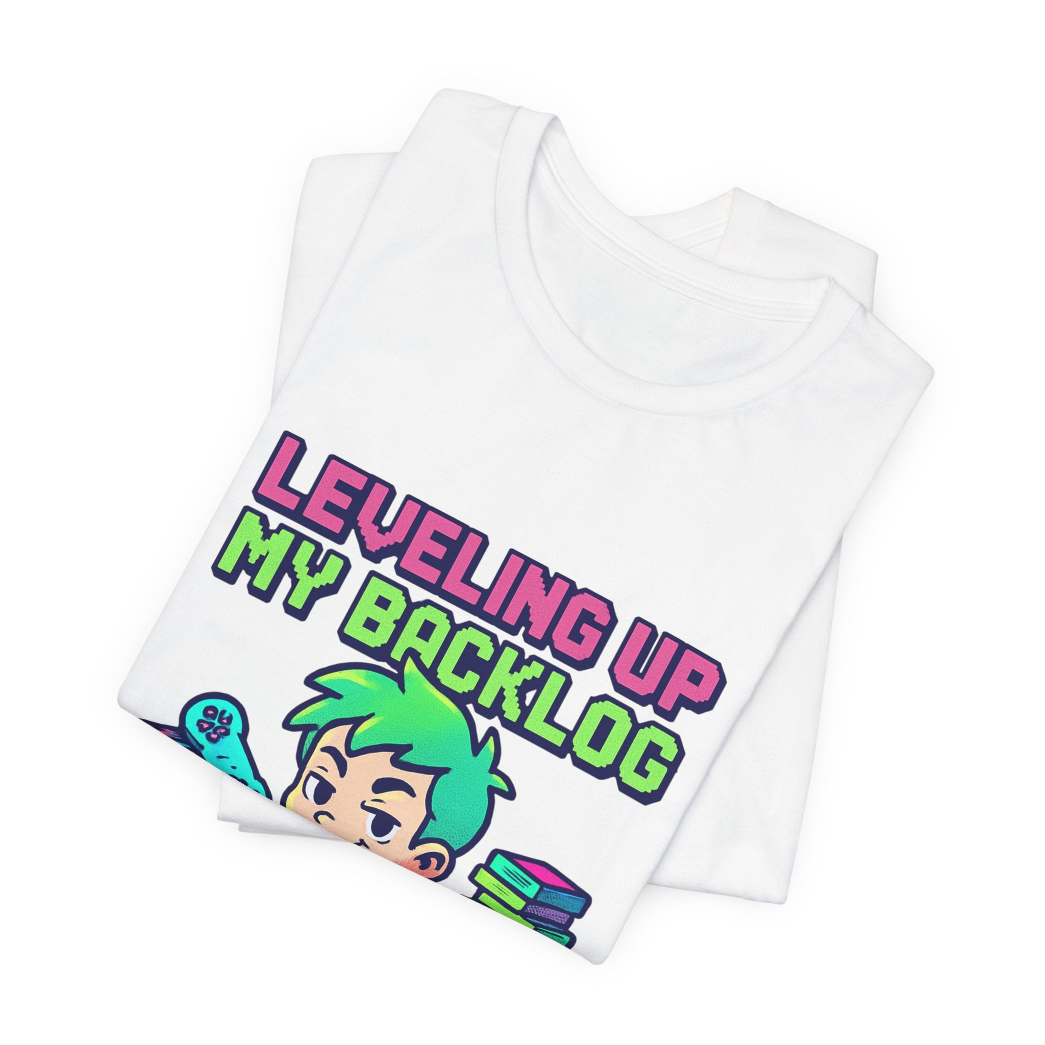 Leveling Up My Backlog Gaming Tee