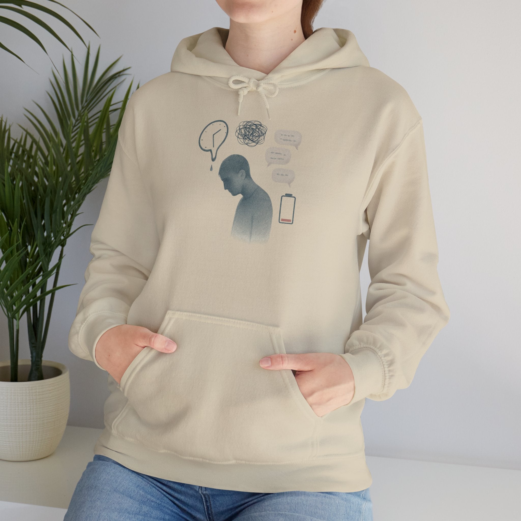 Emotional Silence Hoodie - Break the Stigma | Mental Health Awareness