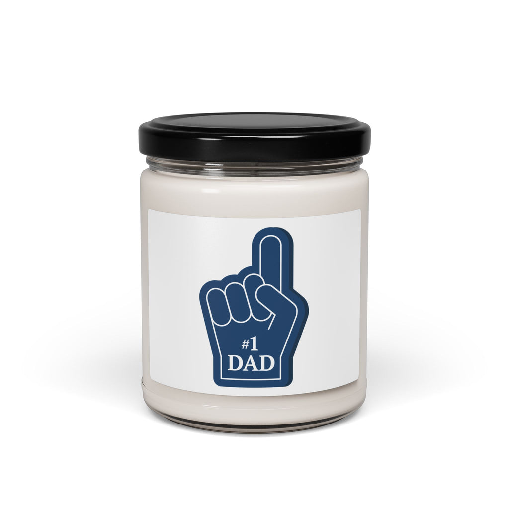 #1 Dad Soy Candle — 9oz Scented Jar, Father’s Day or Birthday Gift