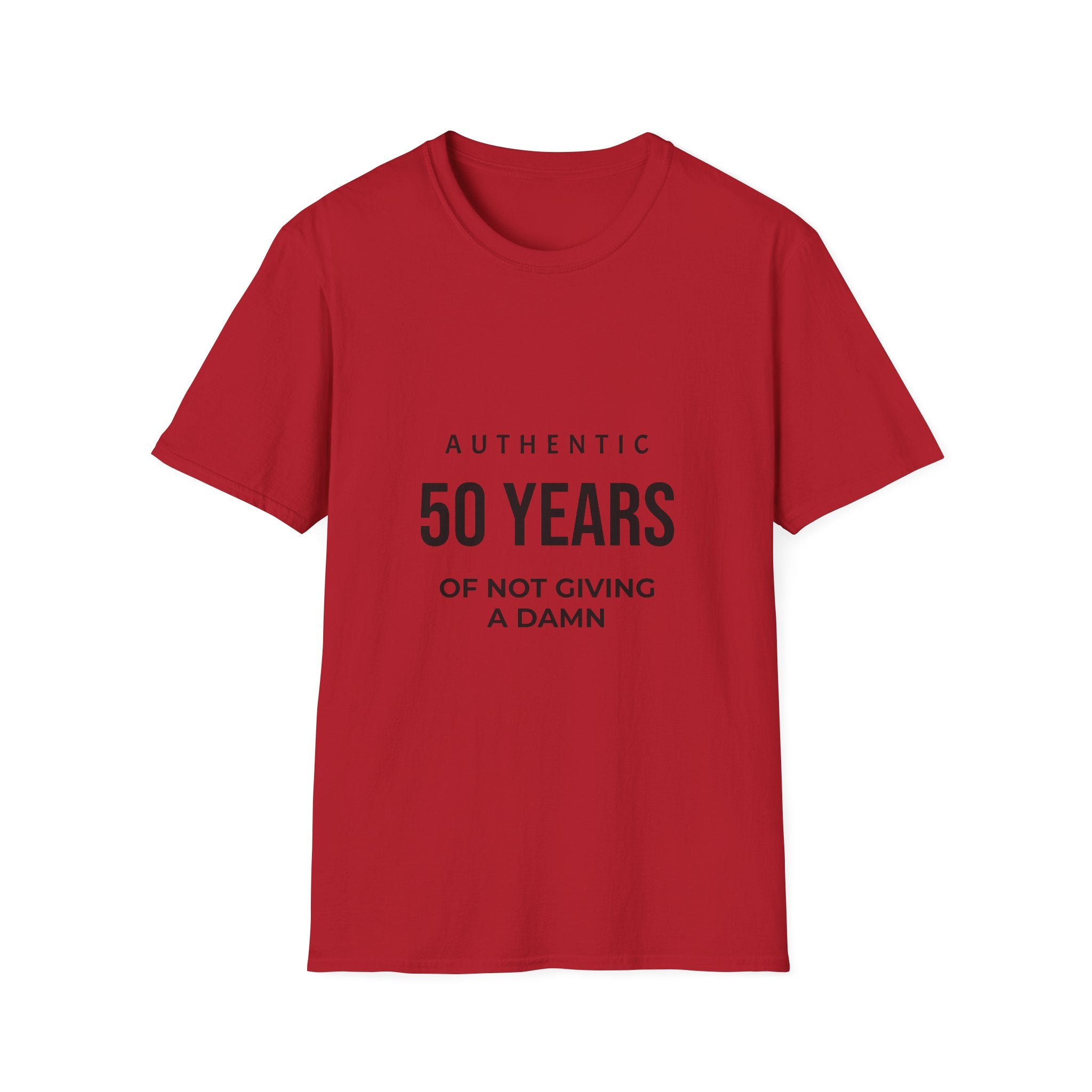 50 Years of Not Giving a Damn T-Shirt — Funny 50th Birthday Tee