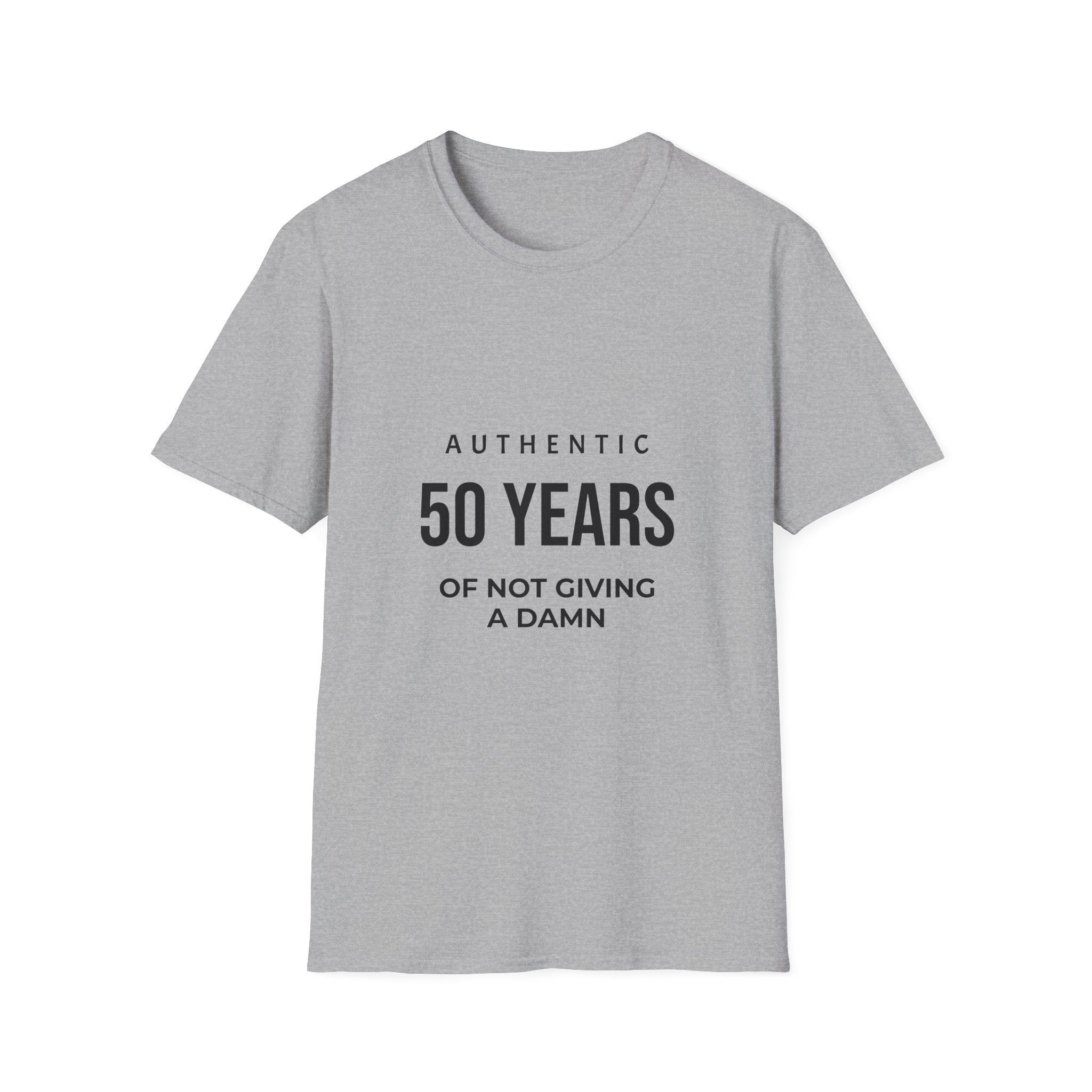 50 Years of Not Giving a Damn T-Shirt — Funny 50th Birthday Tee