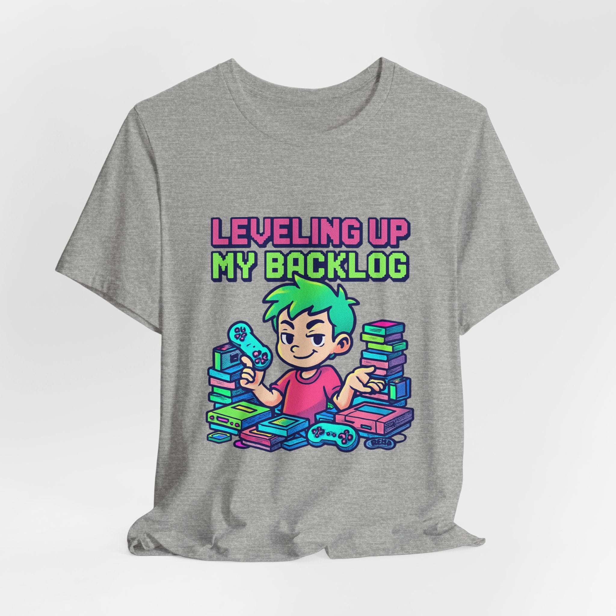 Leveling Up My Backlog Gaming Tee