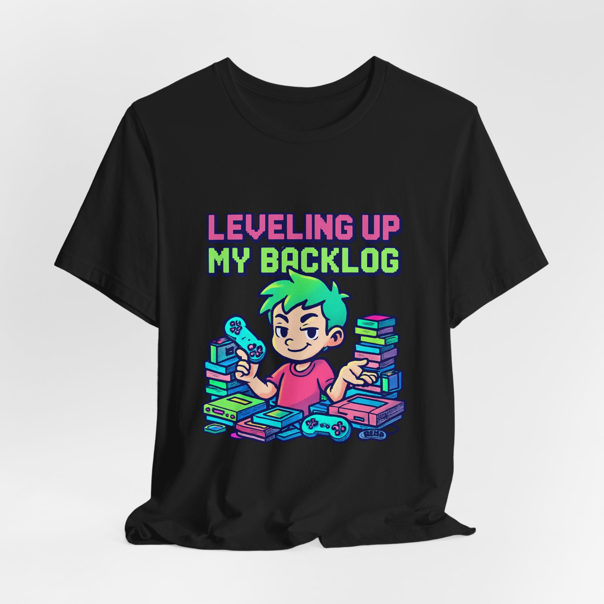 Leveling Up My Backlog Gaming Tee