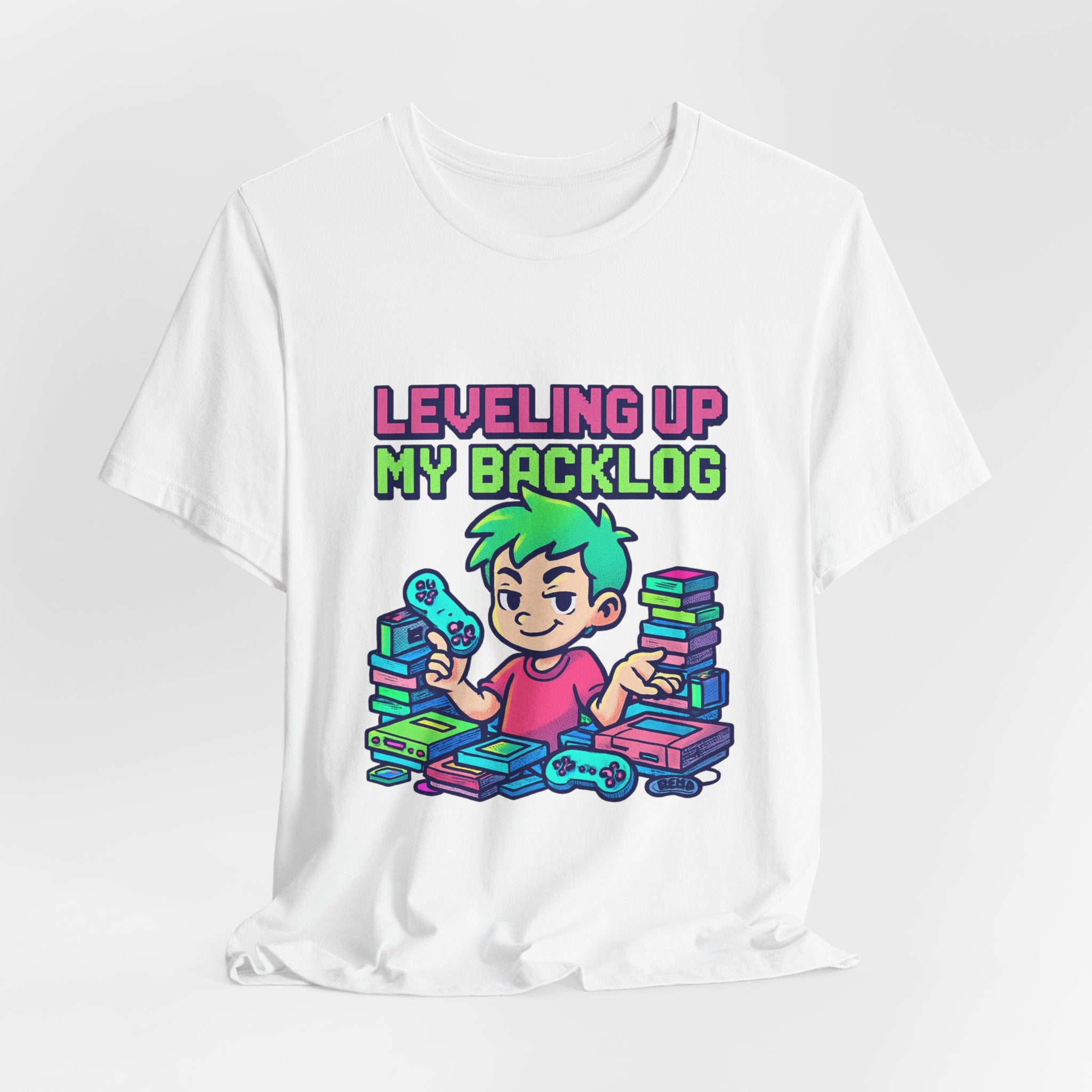 Leveling Up My Backlog Gaming Tee