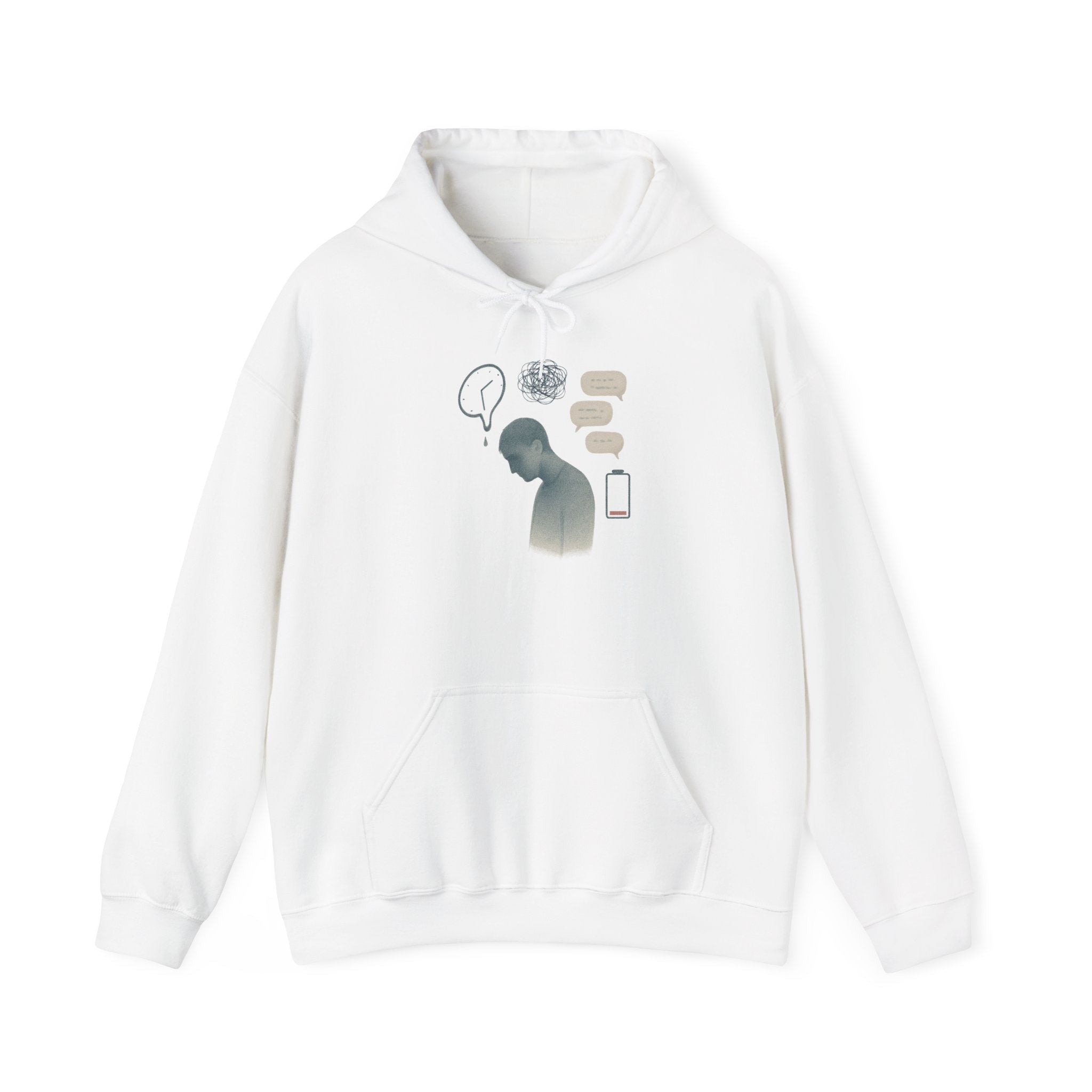 Emotional Silence Hoodie - Break the Stigma | Mental Health Awareness
